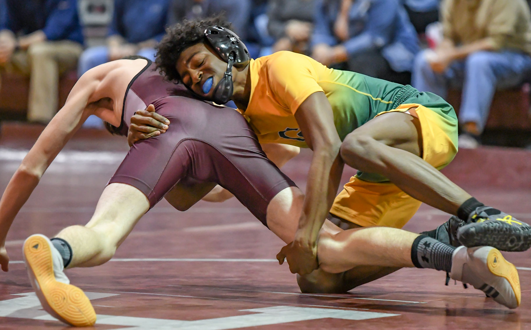 Wednesday night high school wrestling action